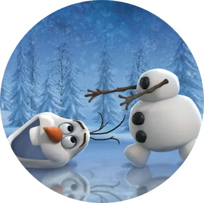 Frozen – Olaf na ledu – jedlý papír na dort