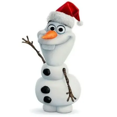 Olaf – Vánoční Olaf – jedlý papír na dort