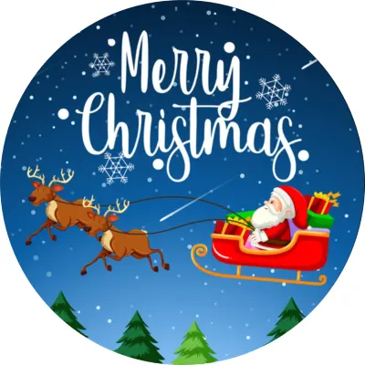 Merry Christmas 2 – jedlý papír na dort