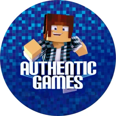 Minecraft – Authentic Games na modré mozaice – jedlý papír na dort