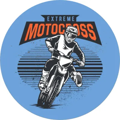 Motocross – jedlý papír na dort