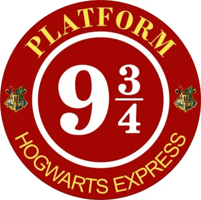 Harry Potter – nástupiště 9 a 3/4 – jedlý papír na dort