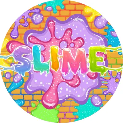 Slime – sliz – jedlý papír na dort