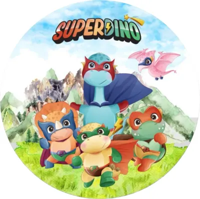 Super dinosauři – jedlý papír na dort
