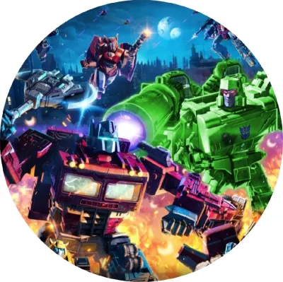 Transformers – Optimus a Megatron ve vesmíru – jedlý papír na dort