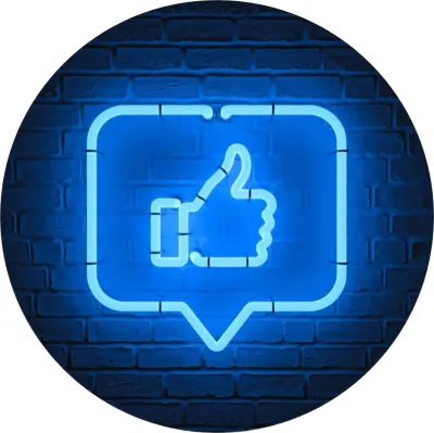 Facebook – Like – jedlý papír na dort