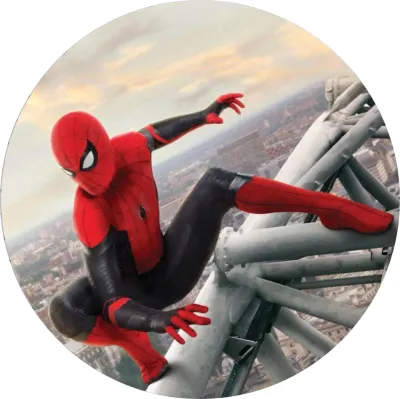 Spiderman – balancování na konstrukci – jedlý papír na dort
