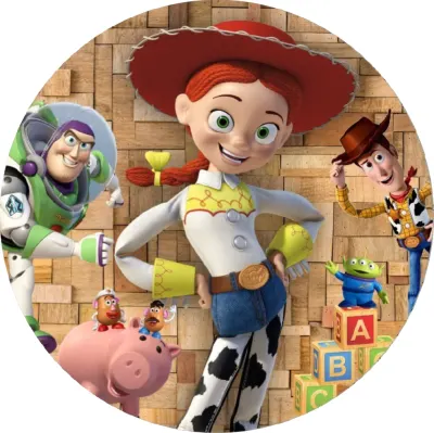 Toy Story – Jessie a přátelé na kostkách – jedlý papír na dort