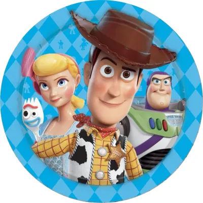 Toy Story – Woody, Bo Peep a Vidlík – jedlý papír na dort