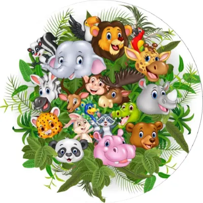 ZOO – safari – jedlý papír na dort