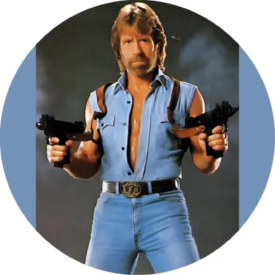 Chuck Norris – jedlý papír na dort