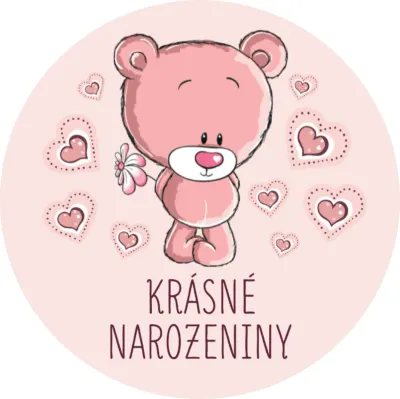 Krásné narozeniny – jedlý papír na dort
