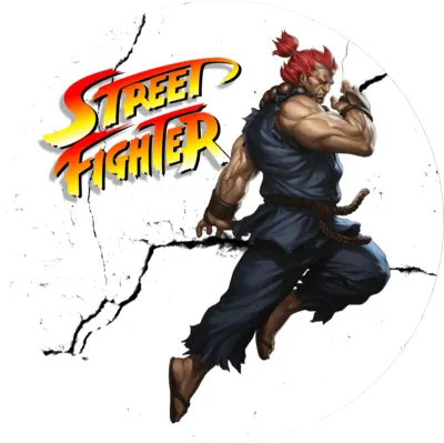 Street Fighter – jedlý papír na dort