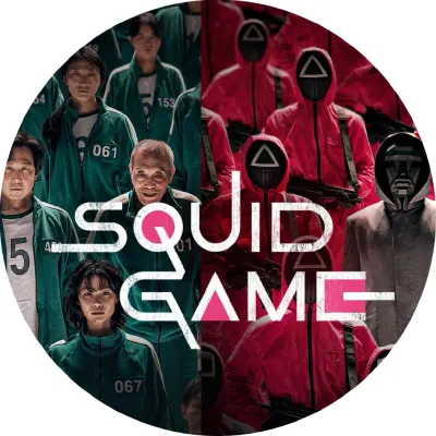 Hra na oheň – Squid Game – jedlý papír na dort