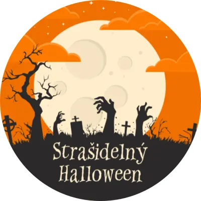 Strašidelný Halloween – jedlý papír na dort