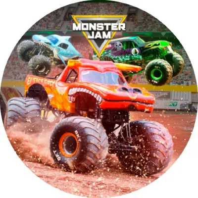 Monster Jam – jedlý papír na dort
