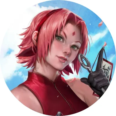 Sakura Haruno – jedlý papír na dort