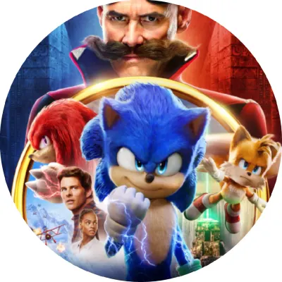 Sonic – filmový hrdina, Tails a Robotnik – jedlý papír na dort