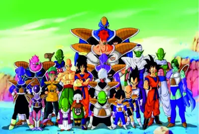 Dragon Ballz – obdélníkový jedlý papír na dort