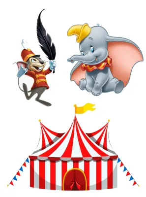 Dumbo – obdélníkový jedlý papír na dort