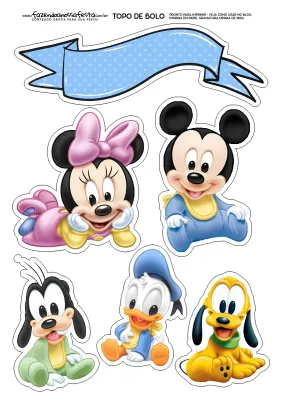 Mickey a Minnie – obdélníkový jedlý papír na dort