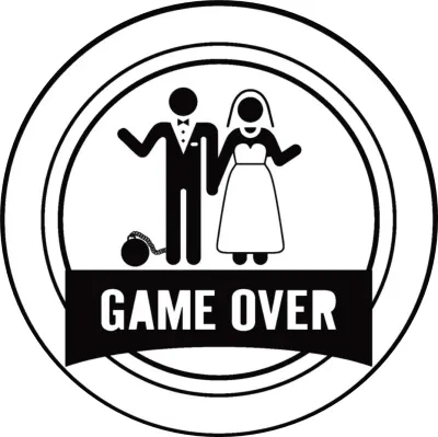 Game over – Svatba – jedlý papír na dort
