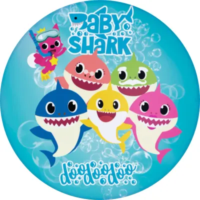 Baby Shark – rodinka a liška se šnorchlem – jedlý papír na dort