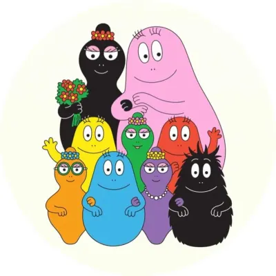 Barbapapa – jedlý papír na dort