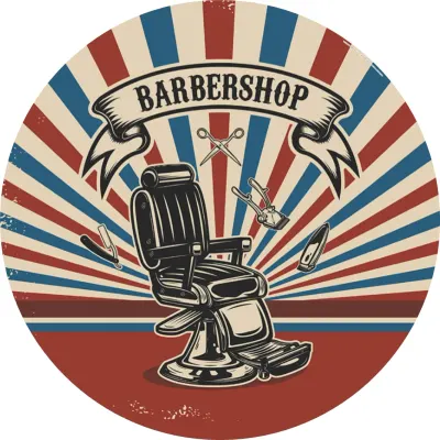 Barber Shop – jedlý papír na dort