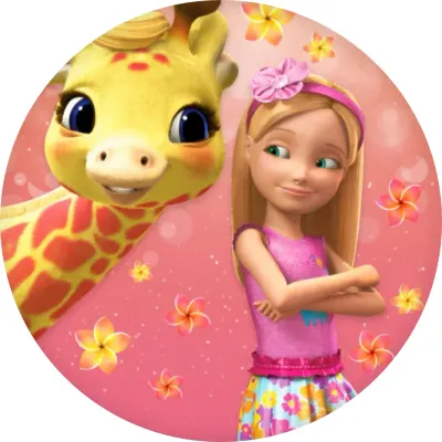 Barbie – Chelsea – jedlý papír na dort
