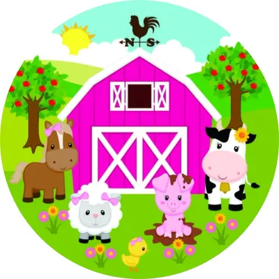 Farma – jedlý papír na dort