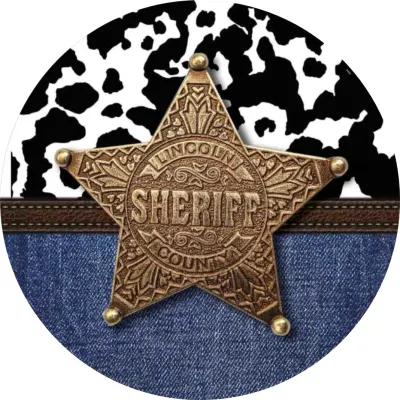 Sheriff – jedlý papír na dort