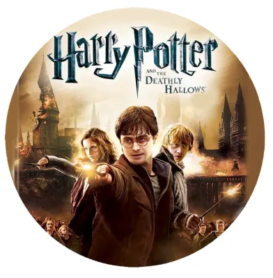 Harry Potter a Relikvie smrti – jedlý papír na dort