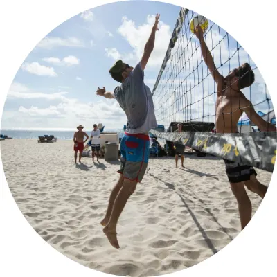 Beach volleyball – jedlý papír na dort