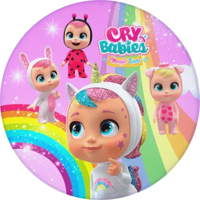 Cry Babies – Dreamy s duhou a kamarádkami – jedlý papír na dort