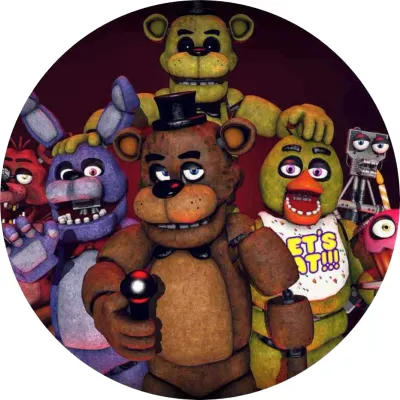 Five Nights at Freddy's – Freddy s mikrofonem – jedlý papír na dort