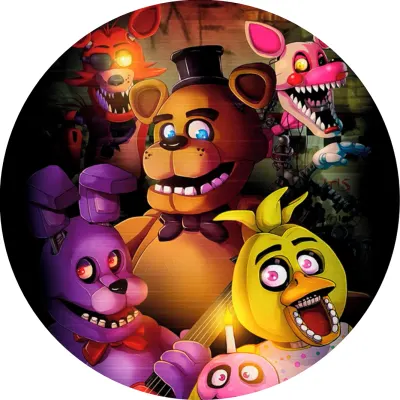 Five Nights at Freddy's – Freddy a Mangle – jedlý papír na dort