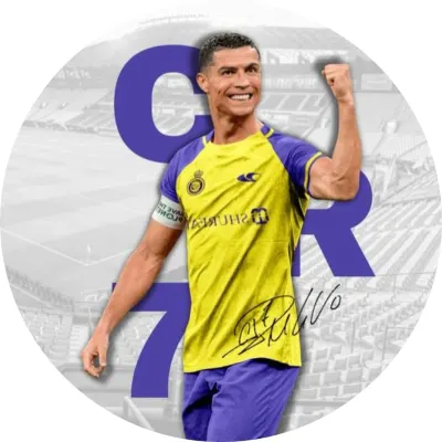 Cristiano Ronaldo – úsměv s pěstí a nápis CR7 – jedlý papír na dort