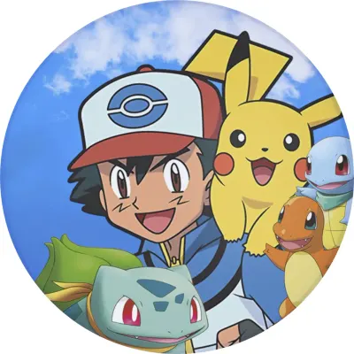Pokémon – Ash s Pikachu na rameni a přátelé – jedlý papír na dort