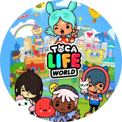 Toca Boca – jedlý papír na dort