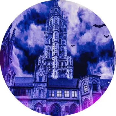 Wednesday – akademie Nevermore a netopýři – jedlý papír na dort
