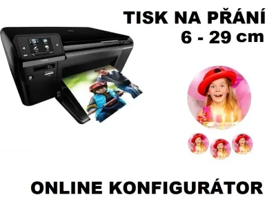 Tisk na JEDLÝ PAPÍR – KULATÝ / HRANATÝ Ⓜ️ – jedlý papír na dort
