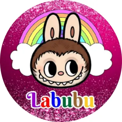 Labubu – Vínová – jedlý papír na dort