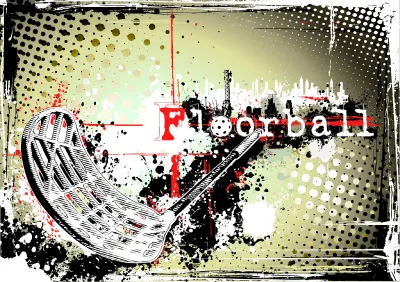 Florbal – obdélníkový jedlý papír na dort