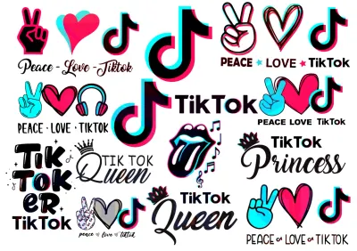 Tik Tok – obdélníkový jedlý papír na dort