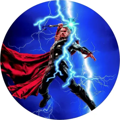 Avengers – Thor a modré blesky z kladiva – jedlý papír na dort