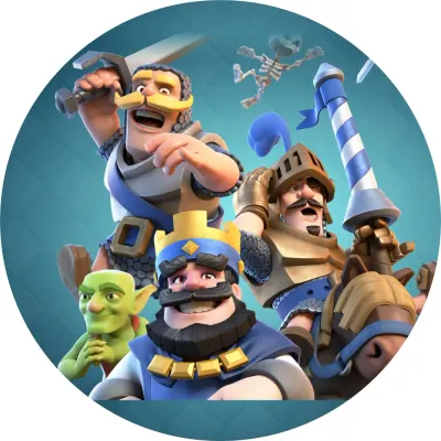 Clash Royale – jedlý papír na dort
