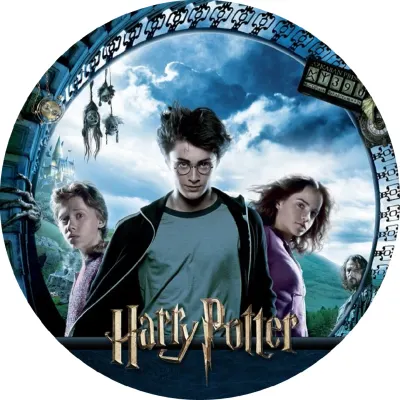 Harry Potter 3 – trio a Azkaban s logem – jedlý papír na dort