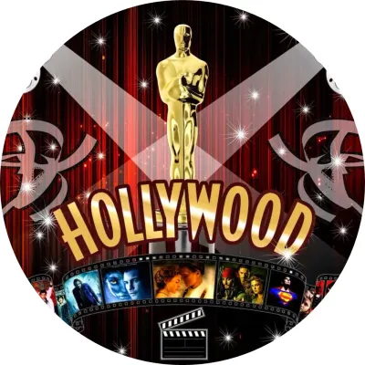 Hollywood – filmový Oskar – jedlý papír na dort