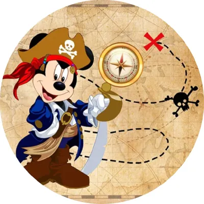Mickey Mouse – Pirát – jedlý papír na dort